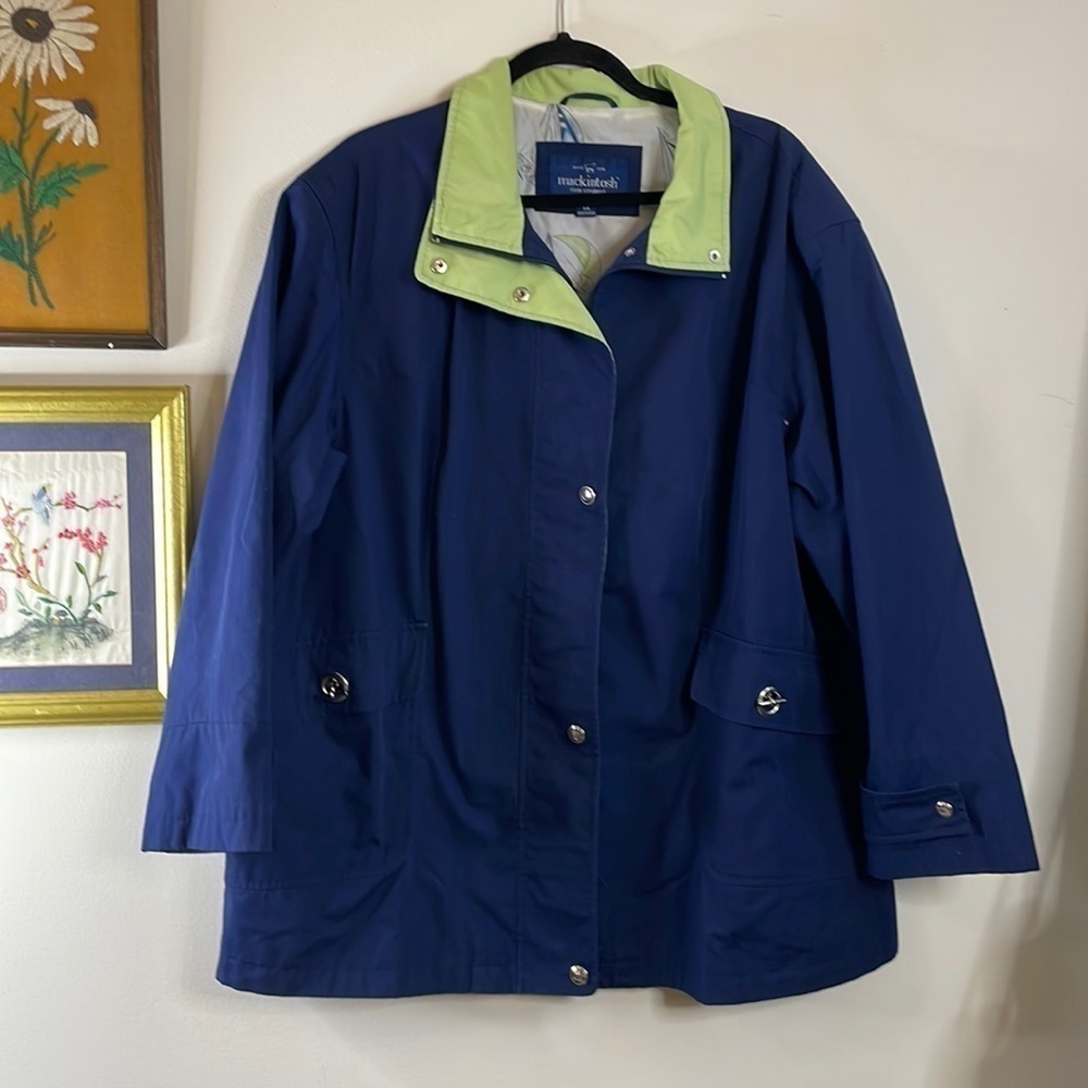 Mackintosh New England Blue and Green Jacket